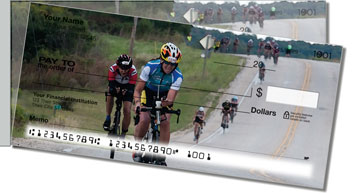 Bike Racing Side Tear Personalized Checks