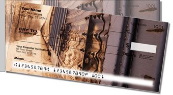 Railroad Side Tear Theme Checks