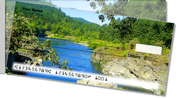 Peaceful River Side Tear Design Checks