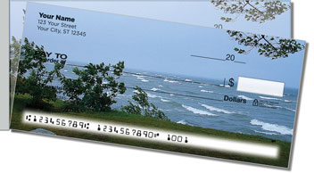 Ocean Wave Side Tear Personalized Checks