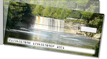 Waterfall Side Tear Personalized Checks