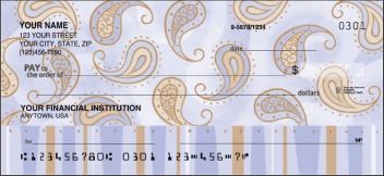 Swirls and Twirls Personalized Checks