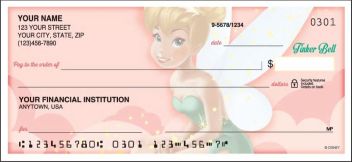 Tinker Bell Side Tear Personalized Checks