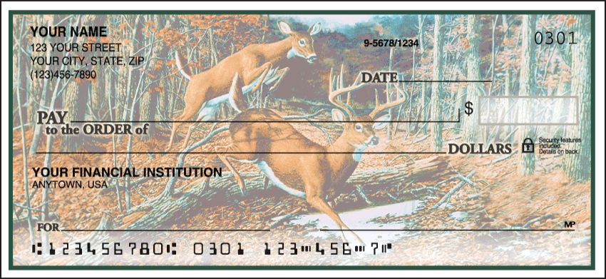 Wild Outdoors Side Tear Personal Checks