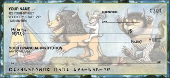 Where the Wild Things Are Personalized Checks